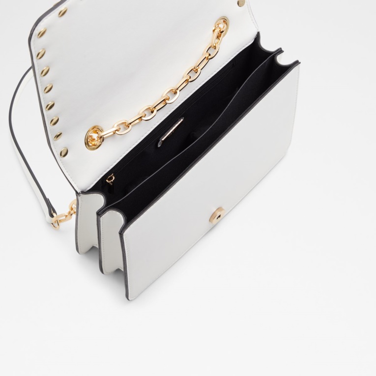 Bolso Bandolera Lovetruly Blanco De Moda De Aldo