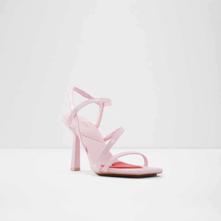 Sandalias De Tacón Alto Con Tiras Luvly Rosas De Aldo A La Moda Tacón De Aguja