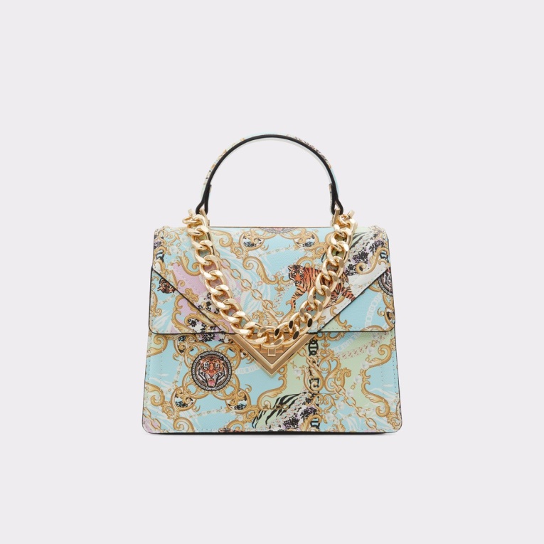 Aldo Agotado Bolso Luxsavane Con Asa Superior Multicolor Pastel Moda