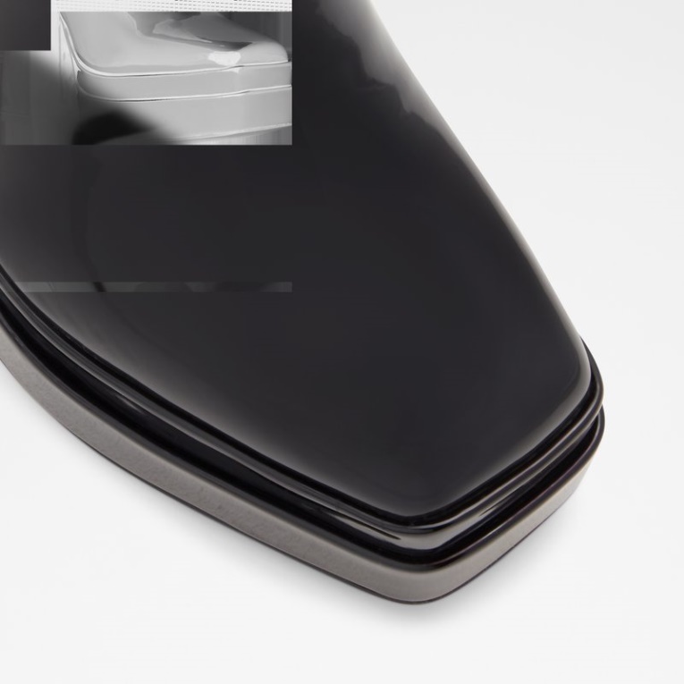 Charol Sintético Negro Moda Aldo Mabel