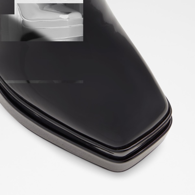 Negro Charol Sintético Recién Llegado Mabel Plataforma Botín Plateforme Moda Aldo