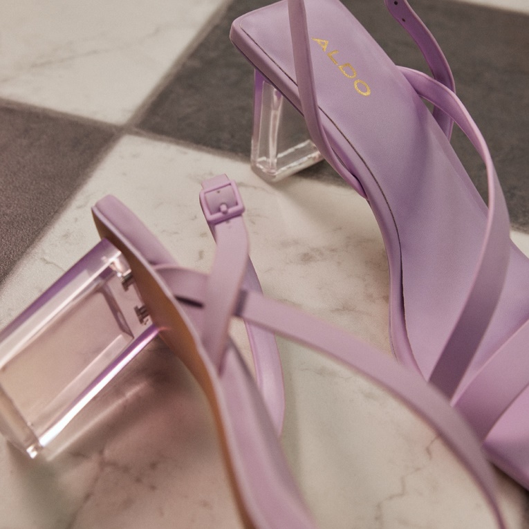 Naranja Moda Aldo Maissy Sandalia De Tacón Alto Tacón Bloque