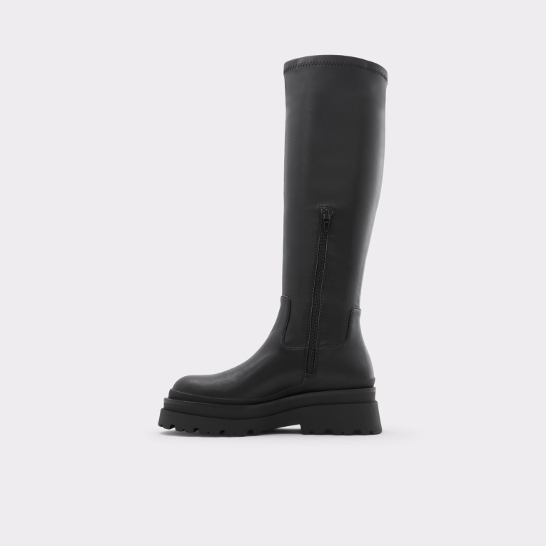 Exclusivo En Línea Majorr-wwc Bota Hasta La Rodilla Con Suela Dentada Aldo Fashion Negro