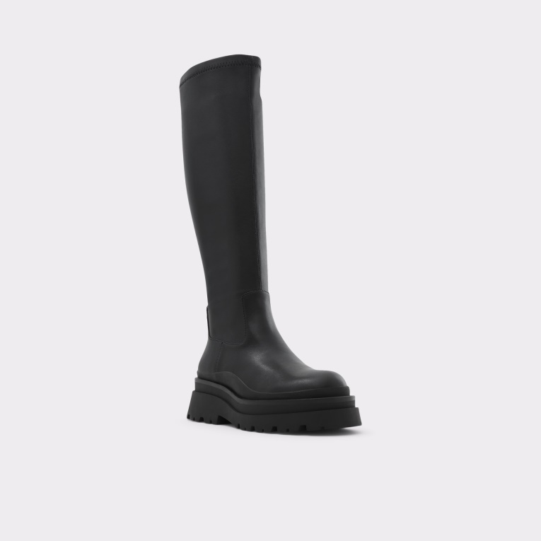 Exclusivo En Línea Majorr-wwc Bota Hasta La Rodilla Con Suela Dentada Aldo Fashion Negro