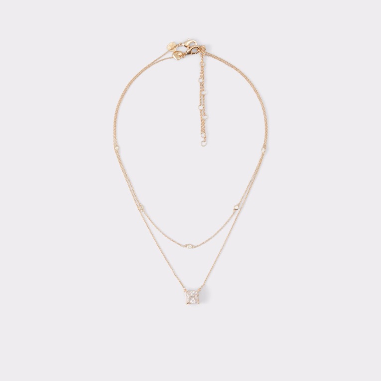 Collar De Moda Aldo Dorado Claro Multi Manedegyn