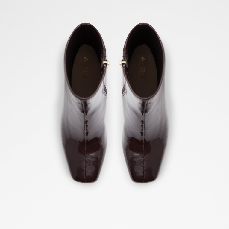 Botín Aldo Marcella Marrón Oscuro De Moda