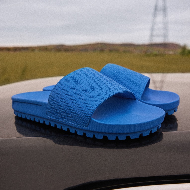 Sandalia Mazaro Slide Aldo Fashion Azul