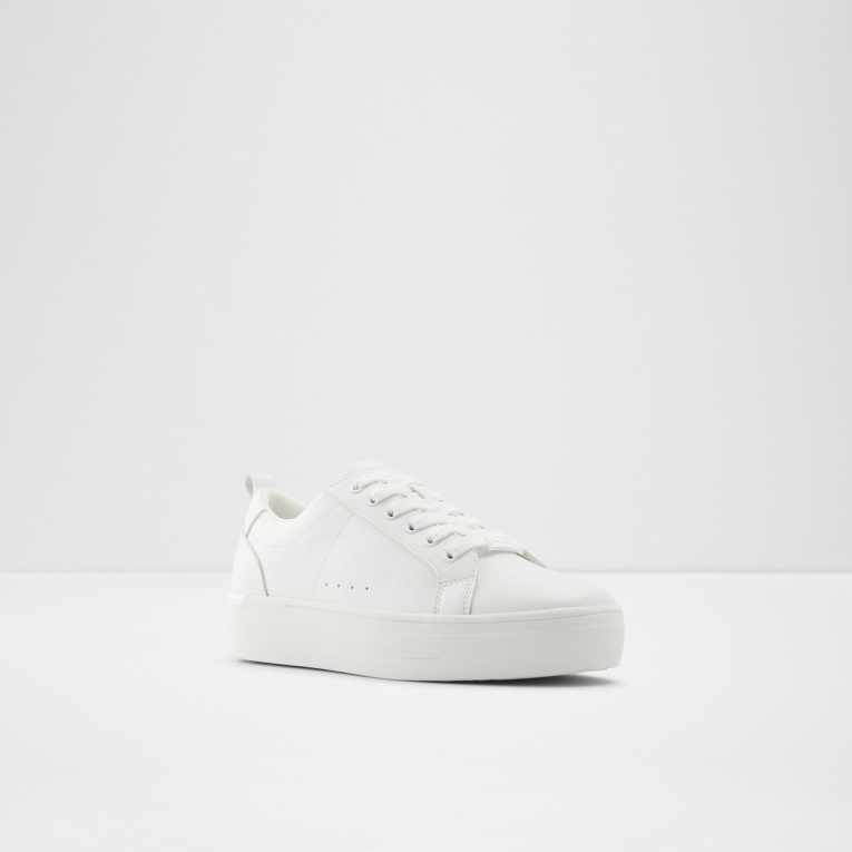 Aldo Agotado Zapatillas De Caña Baja Meadow Blanco Sintético Suave Moda