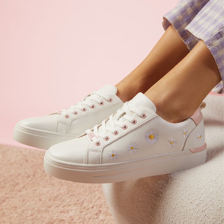 Moda Aldo Prado Zapatilla De Deporte De Parte Superior Baja Rosa