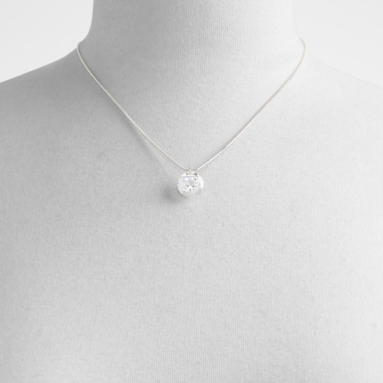 Collar Plateado Claro Multi Mealonna Aldo Fashion