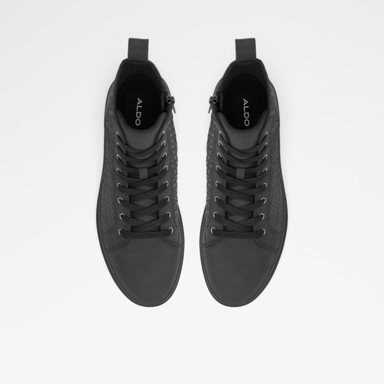 Negro Mirardo High Top Zapatillas Moda Aldo