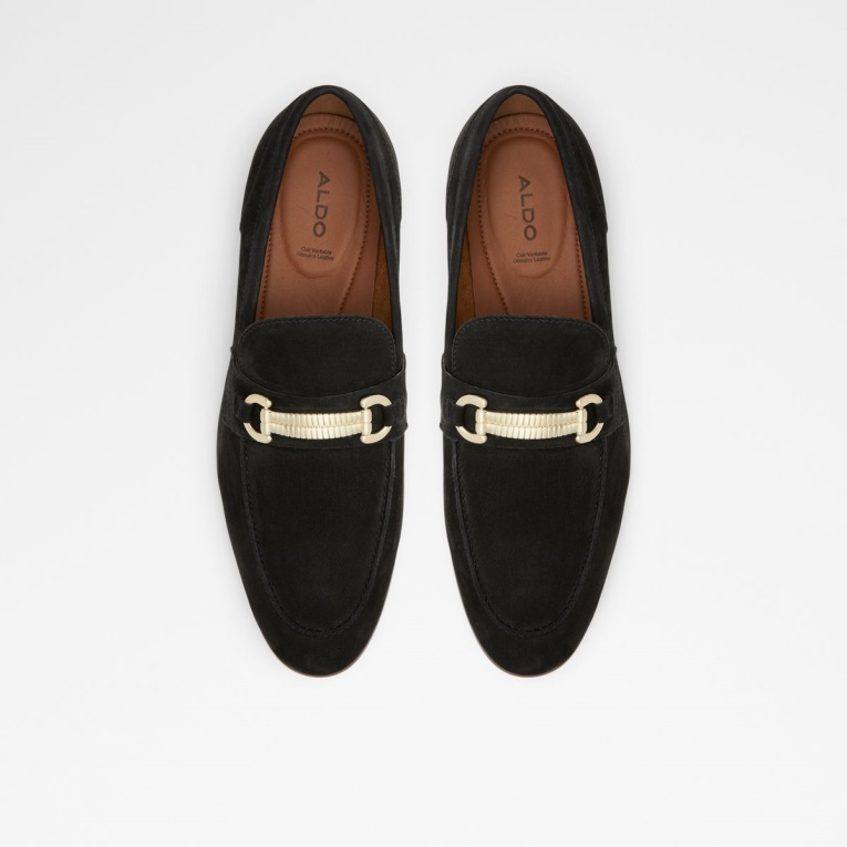 Mocasines Monetto De Moda Negros De Aldo