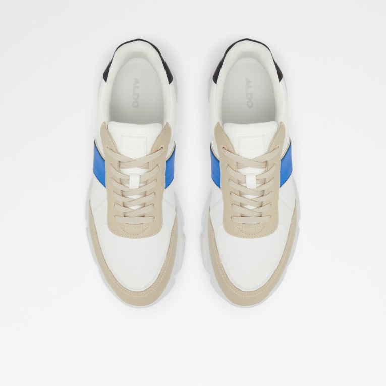 Moda Blanco-azul Marino Material Mixto Sintético Murvaise Jogger Suela Zapatilla Deportiva Aldo