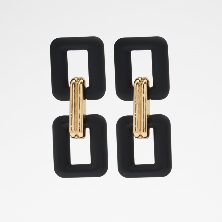 Negro-oro Multi Recién Llegado Aretes Nalah Moda Aldo