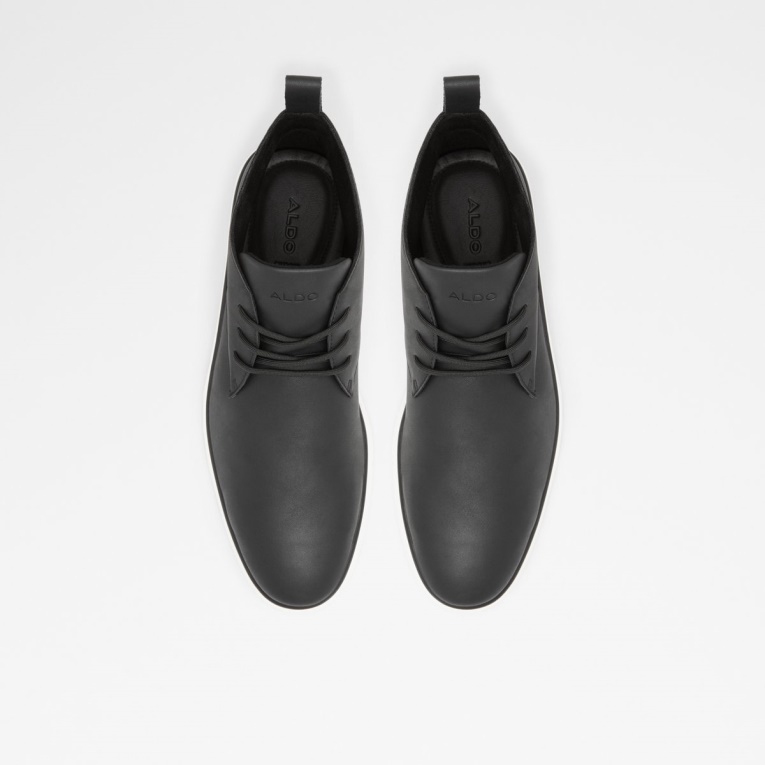 Botines Negros De Moda Con Cordones Namibi De Aldo