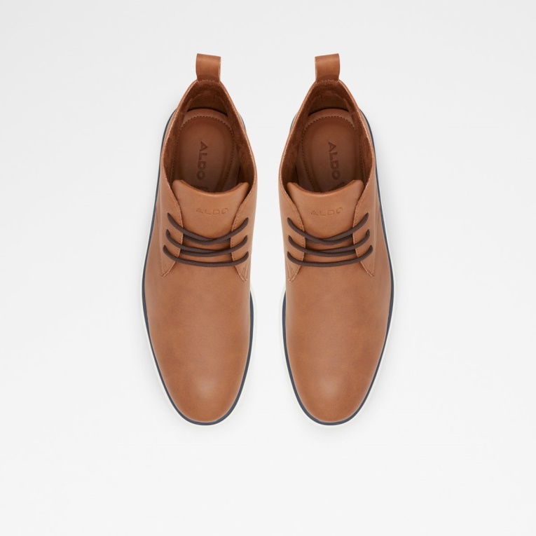 Namibi Botín Con Cordones Aldo Moda Coñac