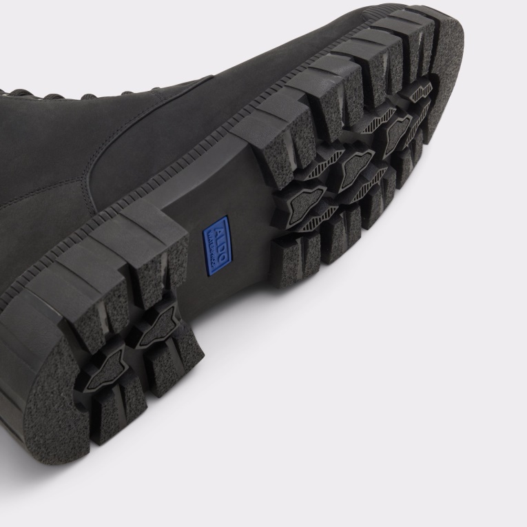 Bota Con Cordones Newfield Negra Aldo De Moda