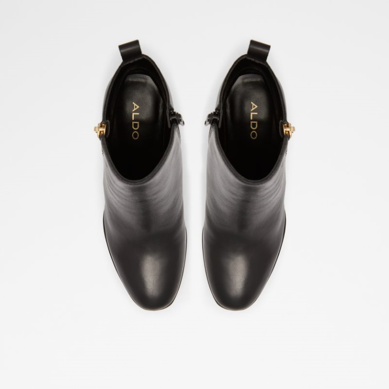 Noemieflex Aldo Moda Cuero Negro Liso