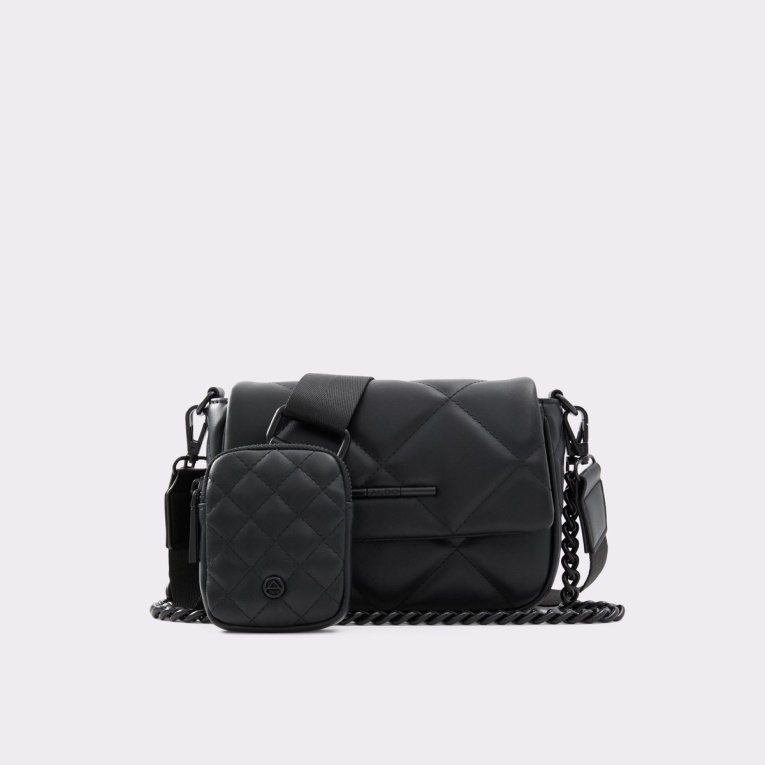 Bolso Bandolera Negro Norie De Aldo Fashion