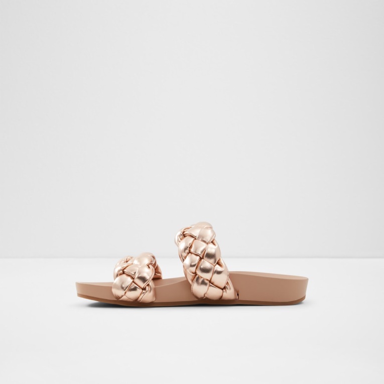 Sandalia Chanclas De Roble Oro Rosa Moda Aldo