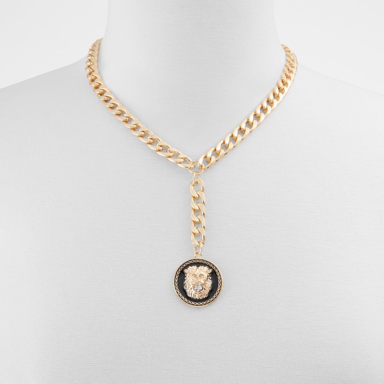 Collar Multimoda Aldo Ocirella En Oro Negro