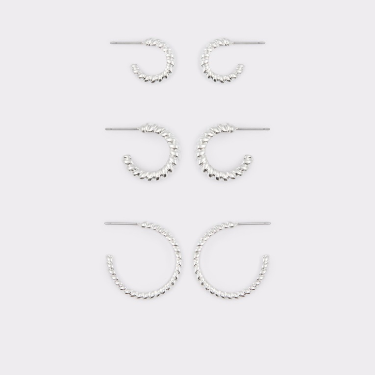 Pendientes De Aro De Ocoelina De última Oportunidad De Plata De Moda Aldo