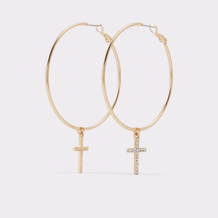 Aretes De Ocoitha Multiúltima Oportunidad En Oro Transparente De Aldo De Moda