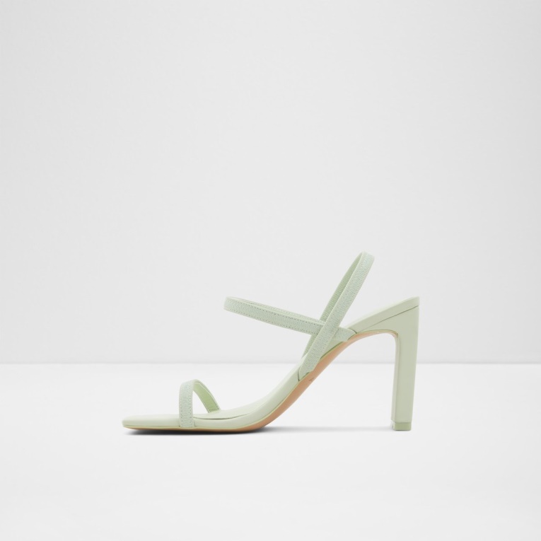 Verde Brillante Sandalias De Tacón Alto Con Tiras Okurr De Aldo Fashion Tacón De Bloque