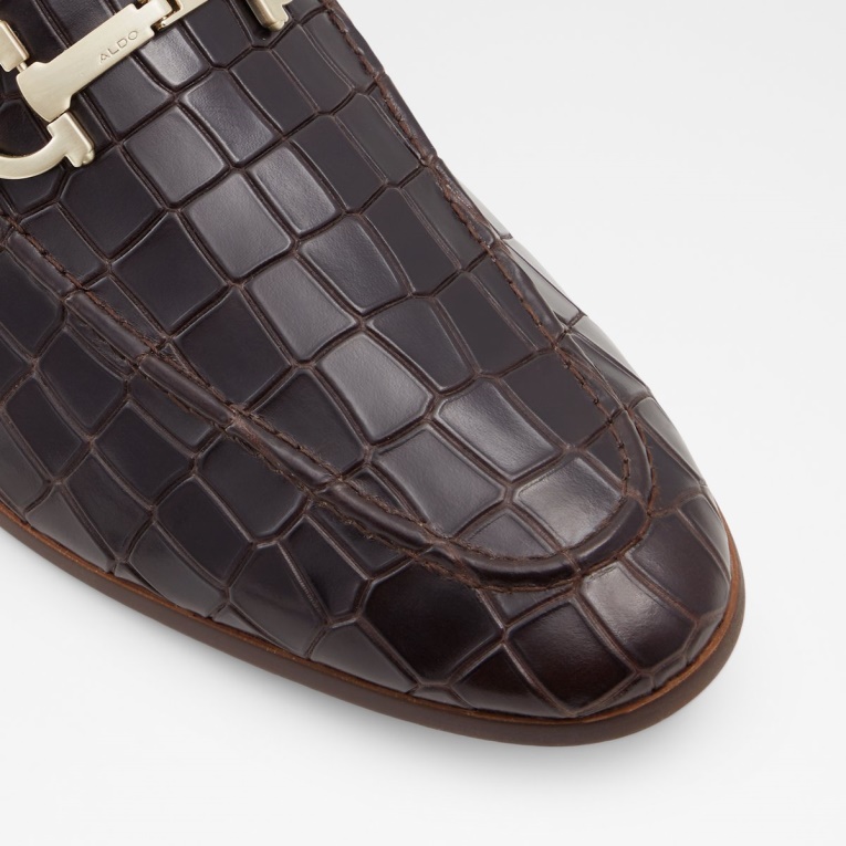 Moda Aldo Olathienflex Mocasín Marrón Oscuro