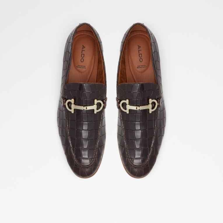 Moda Aldo Olathienflex Mocasín Marrón Oscuro