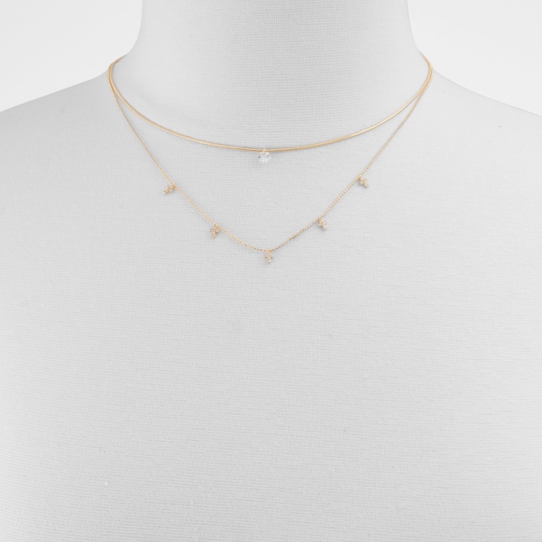 Oro-transparente Multi Olendan Collar Moda Aldo