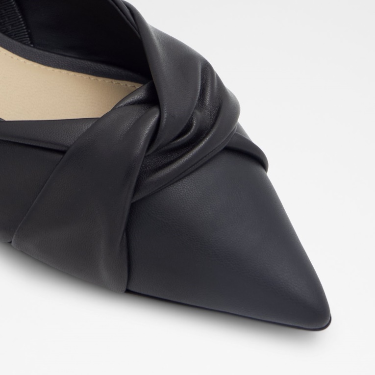 Aldo Negro Moda Olly Sling Back Bailarina