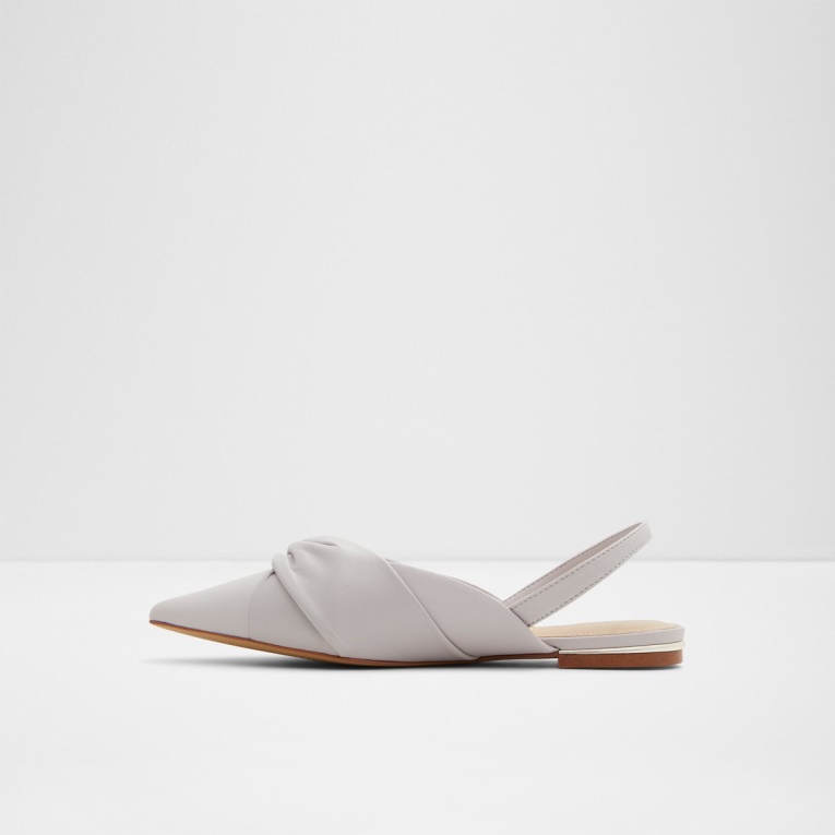 Bailarina Con Tira Trasera Olly Gris De Moda De Aldo