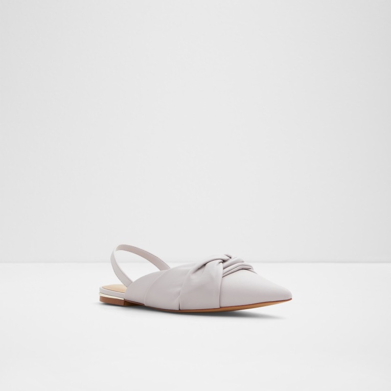 Bailarina Con Tira Trasera Olly Gris De Moda De Aldo