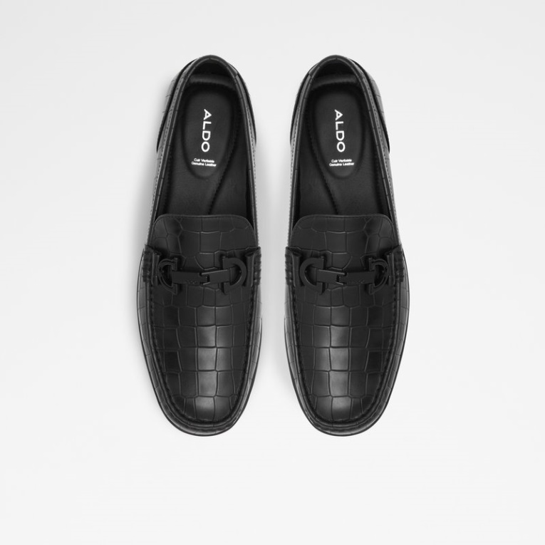 Aldo Orlovoflex Negro Cuero Repujado Moda
