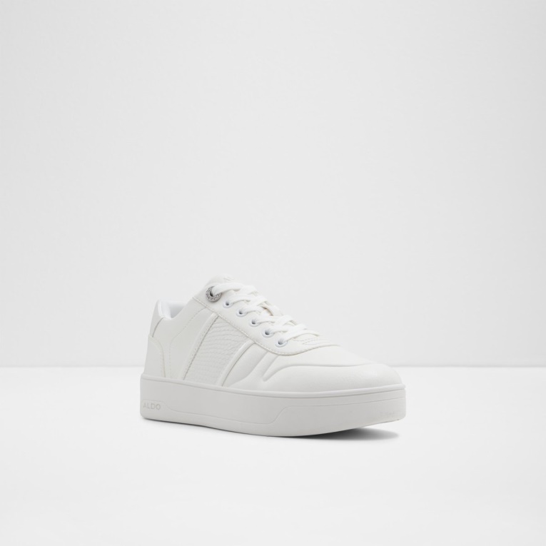 Nueva Llegada Ortive Low Top Sneaker Plataforma Aldo Moda Blanco