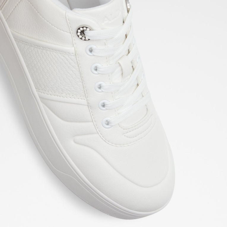Nueva Llegada Ortive Low Top Sneaker Plataforma Aldo Moda Blanco