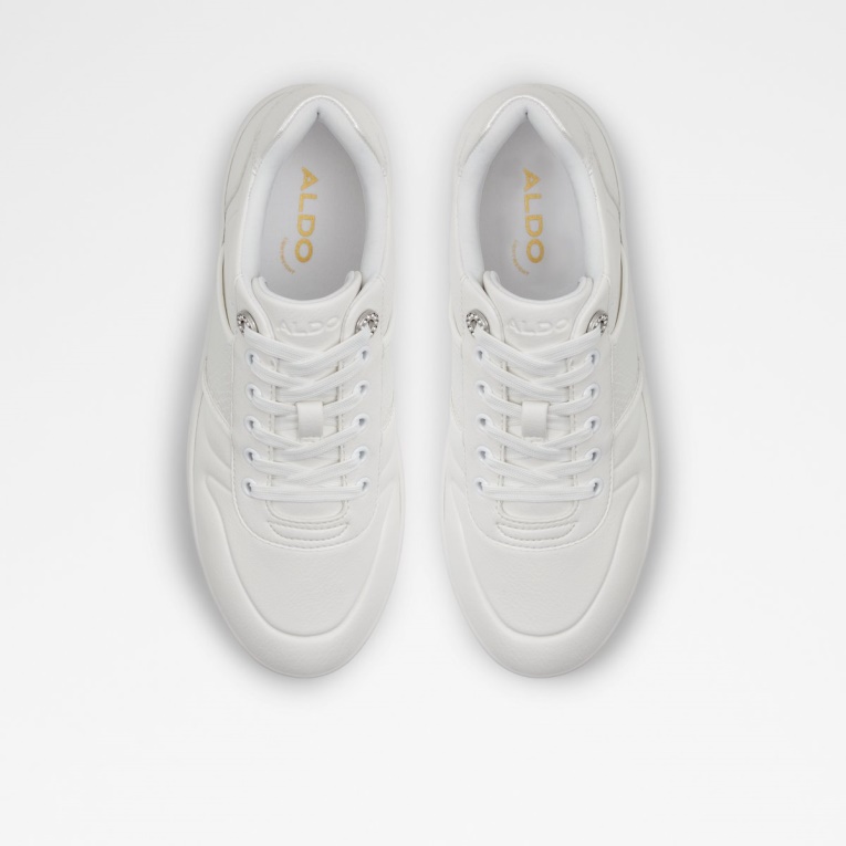 Nueva Llegada Ortive Low Top Sneaker Plataforma Aldo Moda Blanco