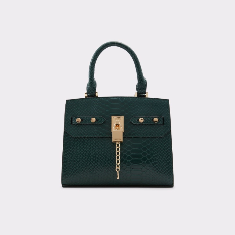 Bolso Satchel Oziroe De Bajo Stock De Moda Verde Oscuro De Aldo