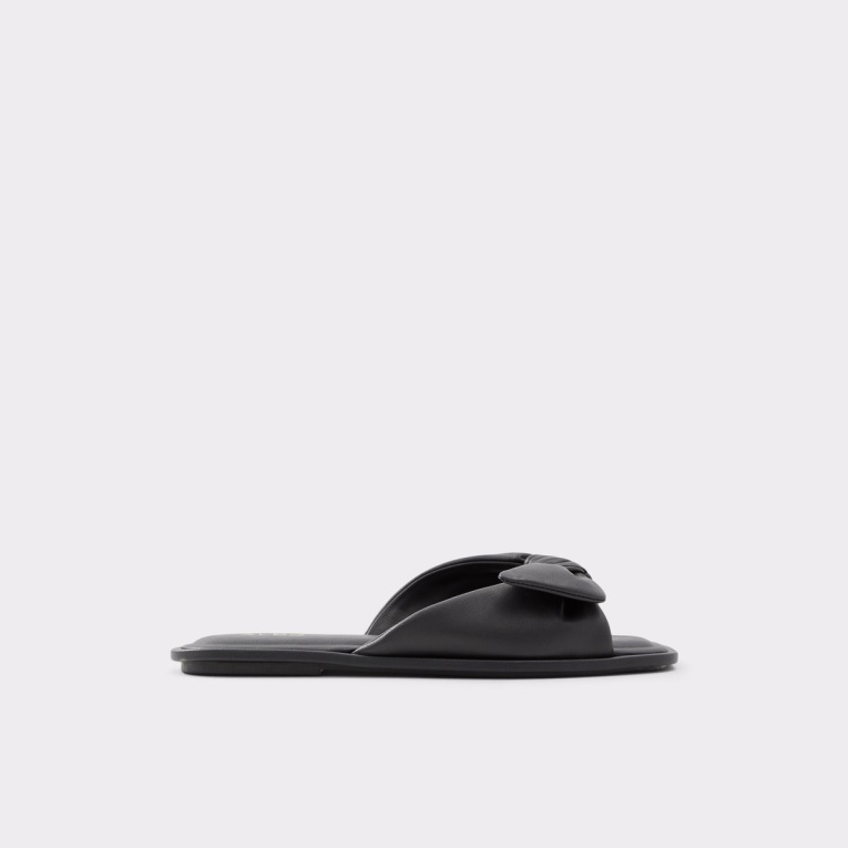 Aldo Peony Slide Sandalia Negro Moda