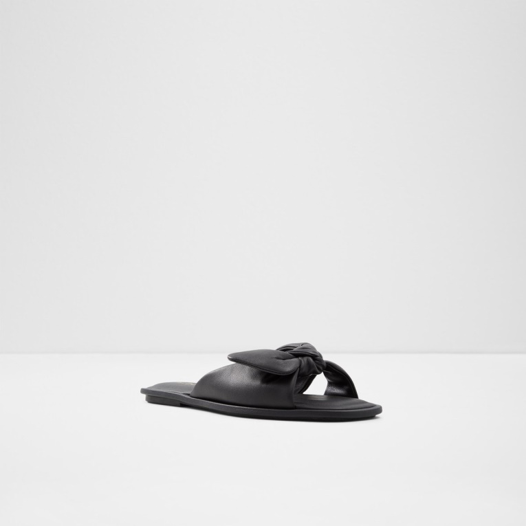 Aldo Peony Slide Sandalia Negro Moda