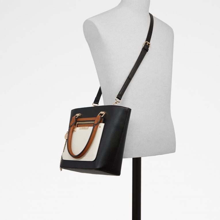 Bolso Tote Perimma Moda Epi Aldo Sintético Negro