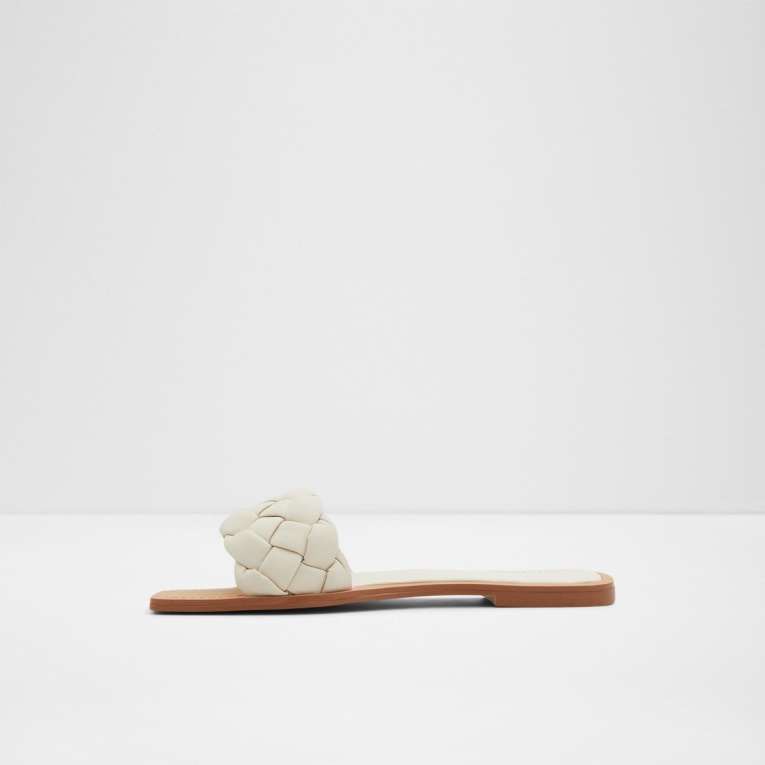 Poetas Diapositivas Sandalia Aldo Moda Blanco