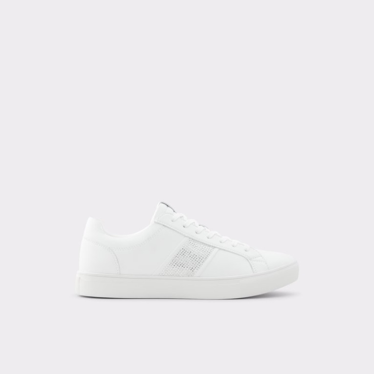 Blanco Sintético Brillante Moda Aldo Pondia