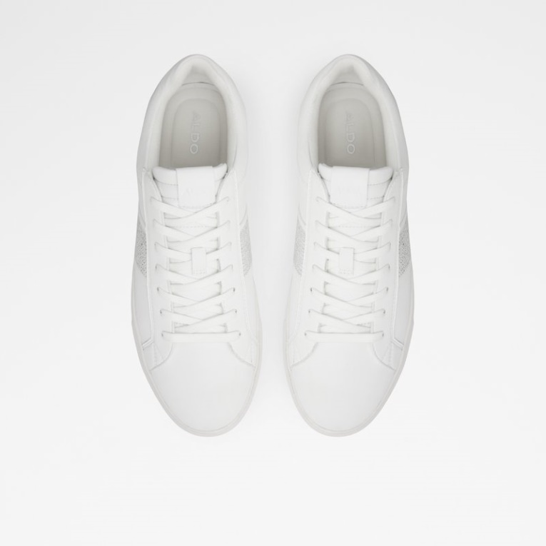 Blanco Sintético Brillante Moda Aldo Pondia