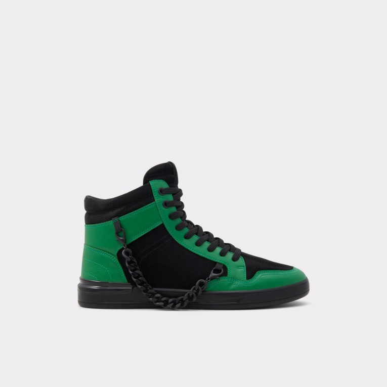 Popgrand Caña Alta Zapatillas Suela De Copa Moda Verde Aldo