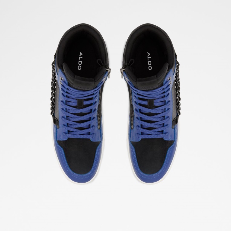 Azul Medio Popgrand Zapatillas De Caña Alta Suela De Copa Aldo Fashion