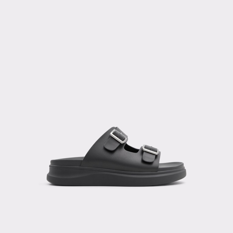 Sandalia Negra Popslide Slide Aldo Fashion