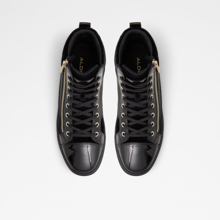 Moda Aldo Popstar Negro Terciopelo Sintético