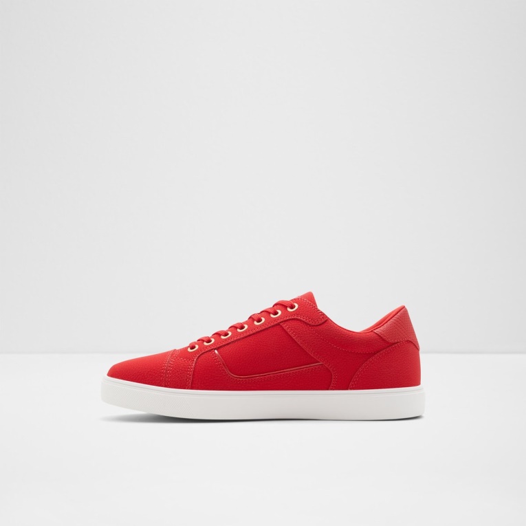 Rojo Brillante Aldo Moda Popstep High Top Zapatillas Suela De Copa